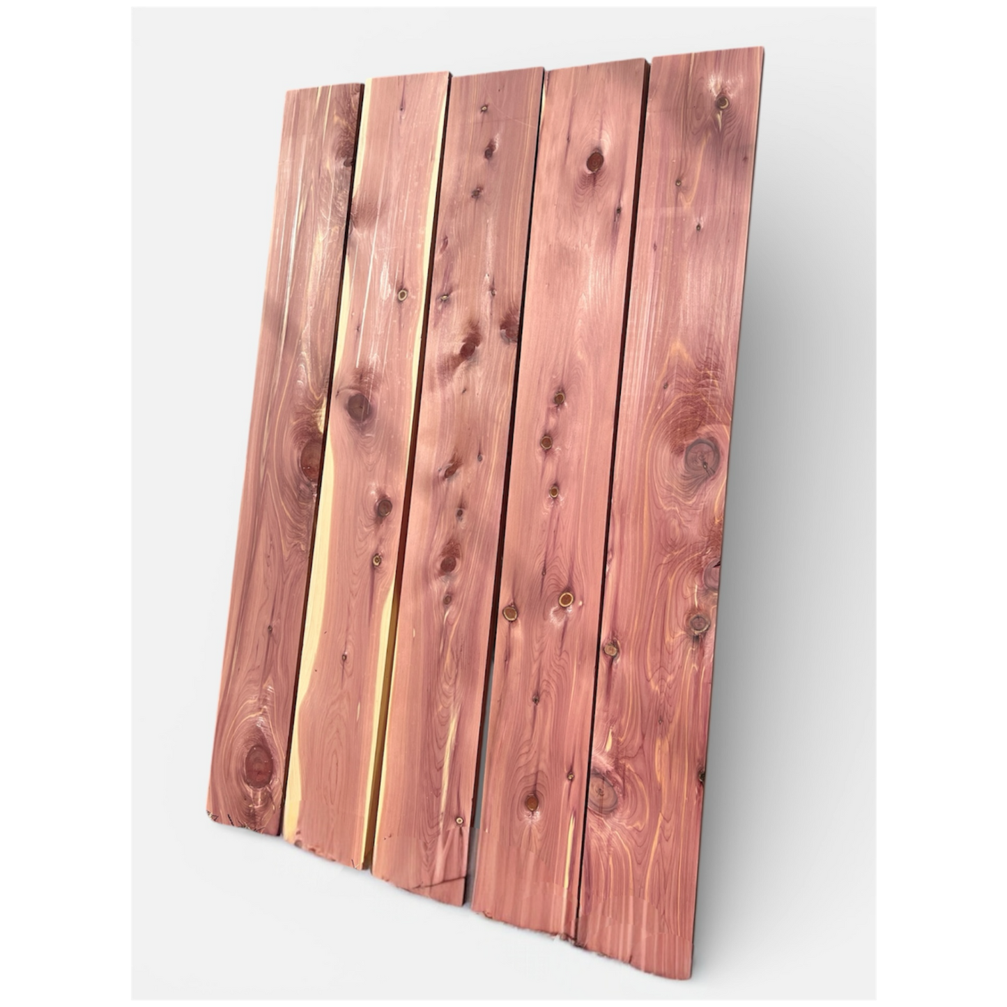 Eastern Cedar Boards — 5-Pack of 1x6x4 S4S Premium Cedar Lumber