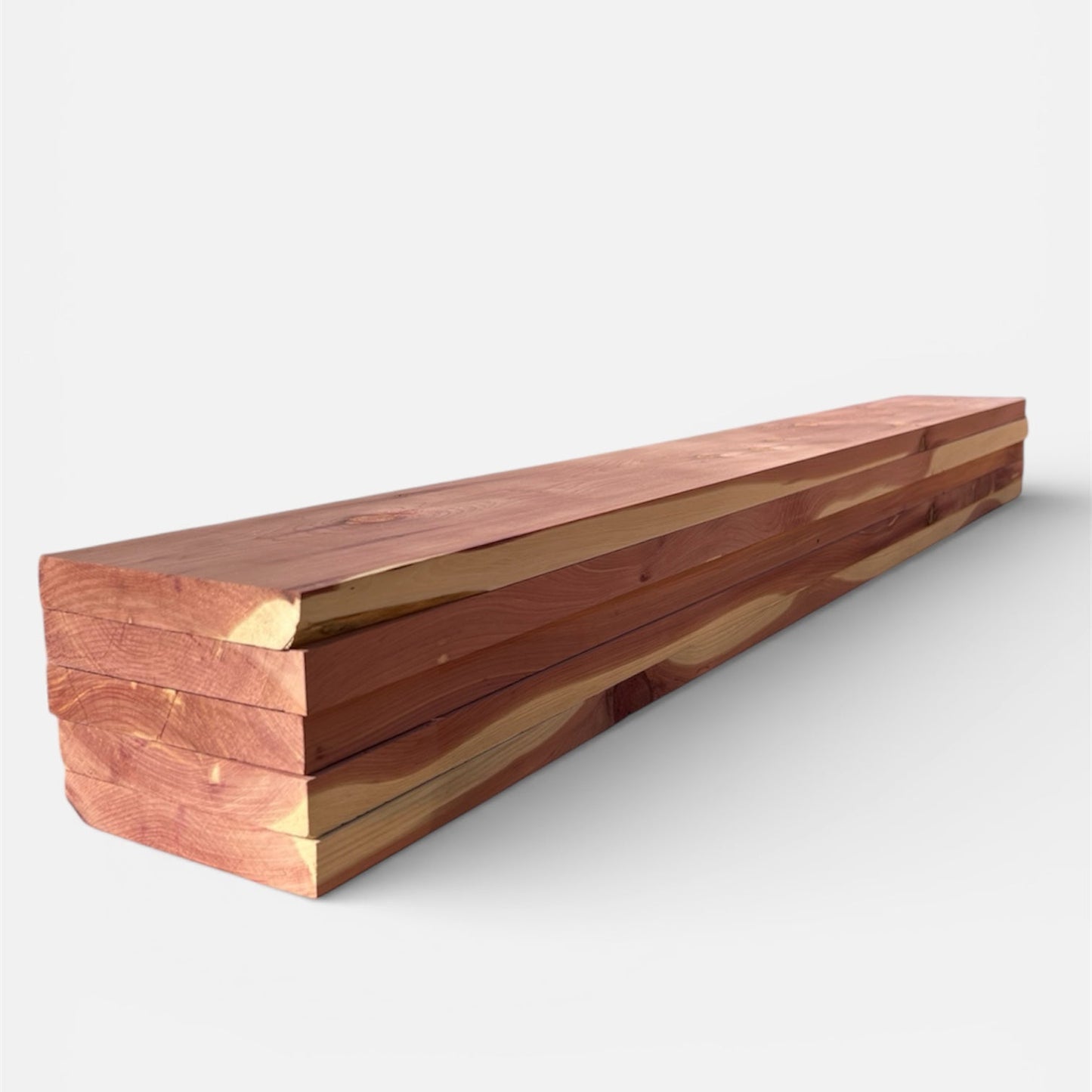 Eastern Cedar Boards — 5-Pack of 1x6x4 S4S Premium Cedar Lumber